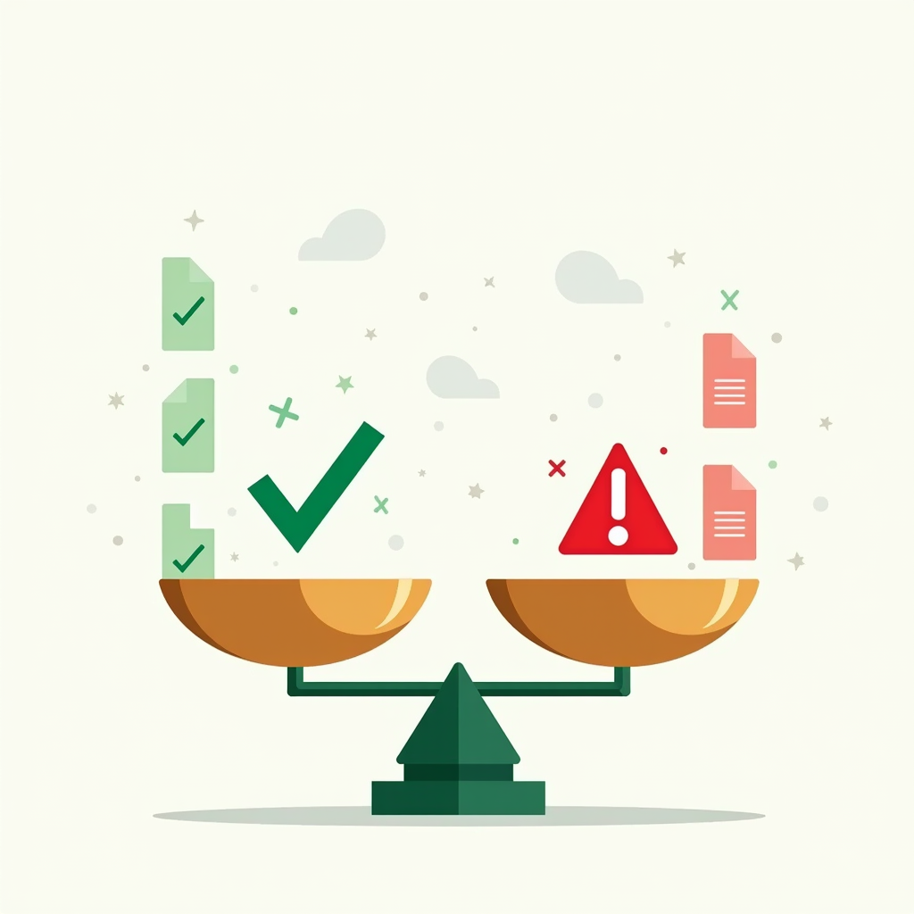 AI 에이전트 도입의 성공 패턴과 실패 패턴을 대비한 인포그래픽 일러스트