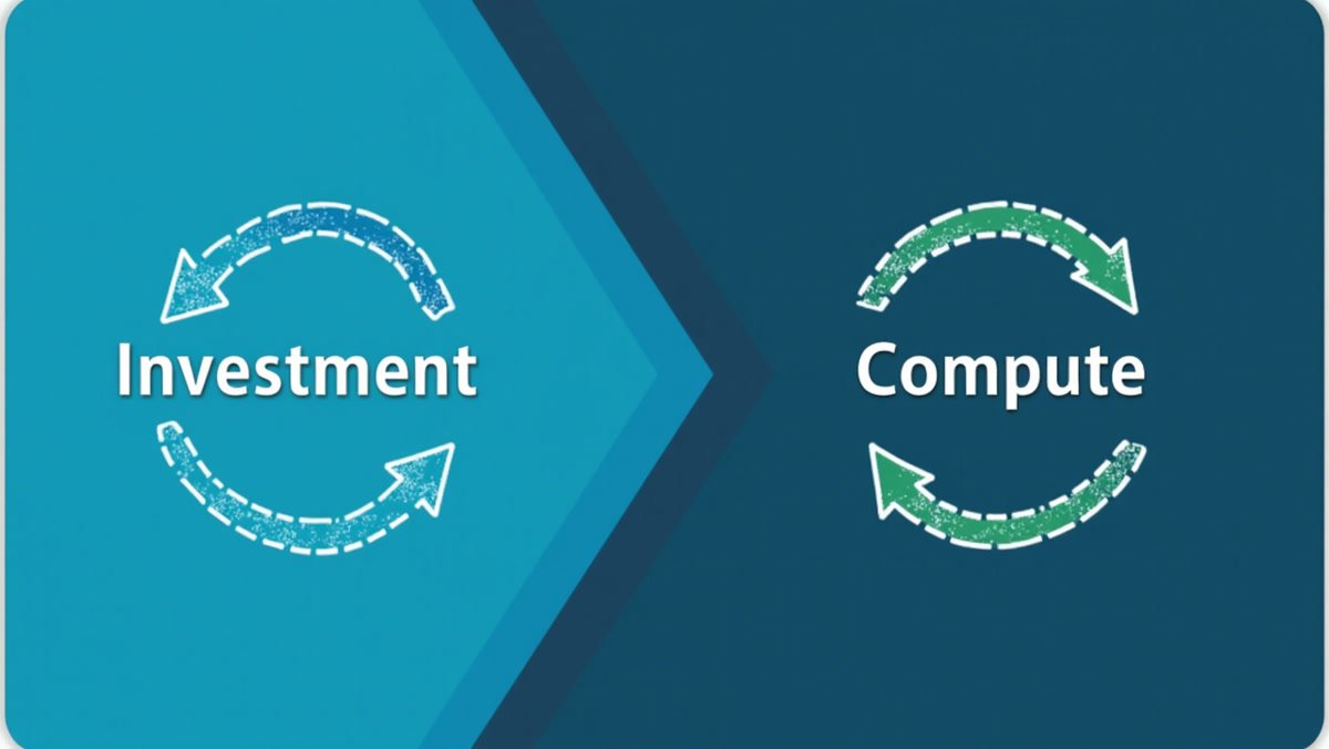 지분 투자와 컴퓨트 약정이 양방향으로 흐르는 Amazon-Anthropic 딜의 이중 구조 다이어그램