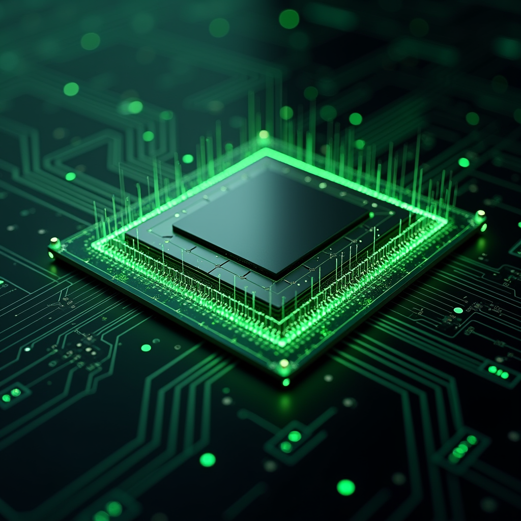 NVIDIA Vera Rubin GPU 차세대 AI 가속기 칩 아키텍처 개념 일러스트