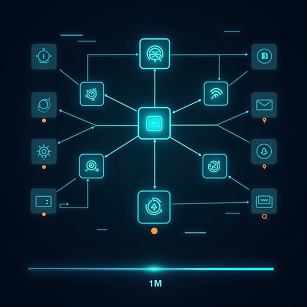 MoE 구조에서 일부 전문가만 활성화되고 1M 컨텍스트 바가 강조된 다이어그램