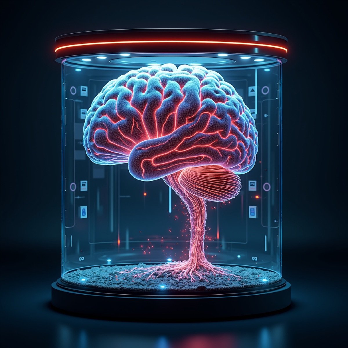 사이버보안 이유로 제한된 접근만 허용된 Claude Mythos 5의 강력한 성능을 표현한 일러스트