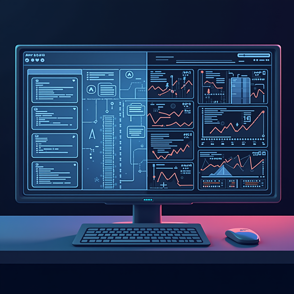 AI 에이전트 프로토타입과 프로덕션 환경의 극적인 차이를 보여주는 비교 일러스트