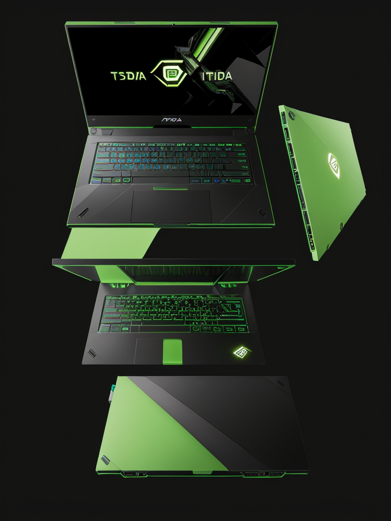 NVIDIA N1X ARM 기반 게이밍 노트북과 칩 내부 구조를 보여주는 제품 이미지