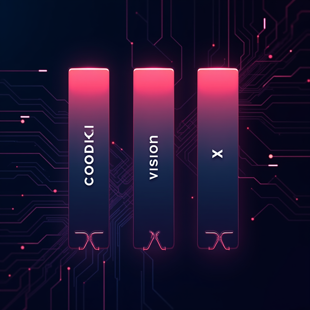 Claude Opus 4.7 핵심 세 가지 변화를 요약한 인포그래픽으로 코딩, 비전, xhigh 이펙트 레벨이 나란히 표시된 개요 이미지