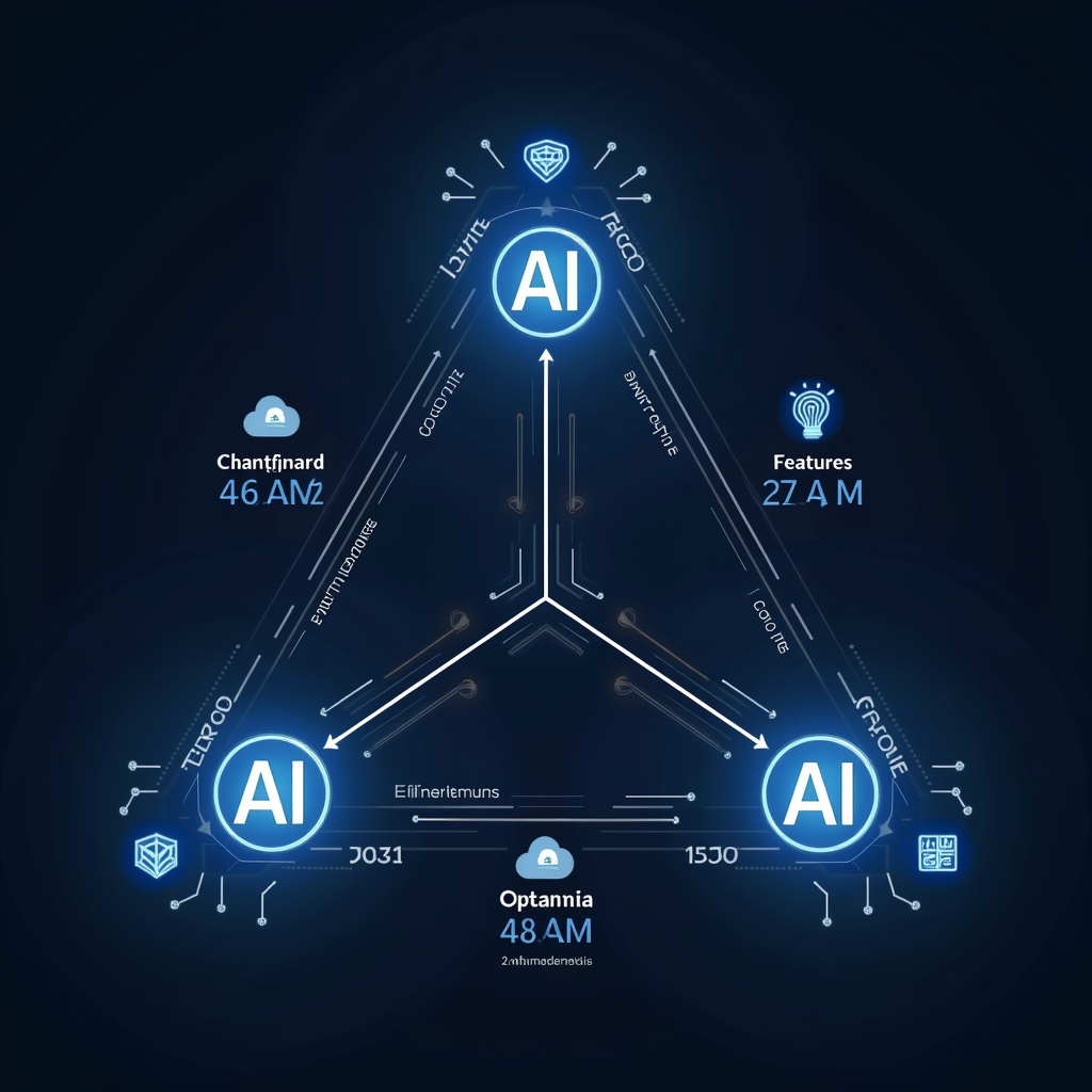 GPT-5.4, Gemini 3.1 Pro, Claude Opus 4.6 세 모델의 성능과 특징을 비교하는 인포그래픽