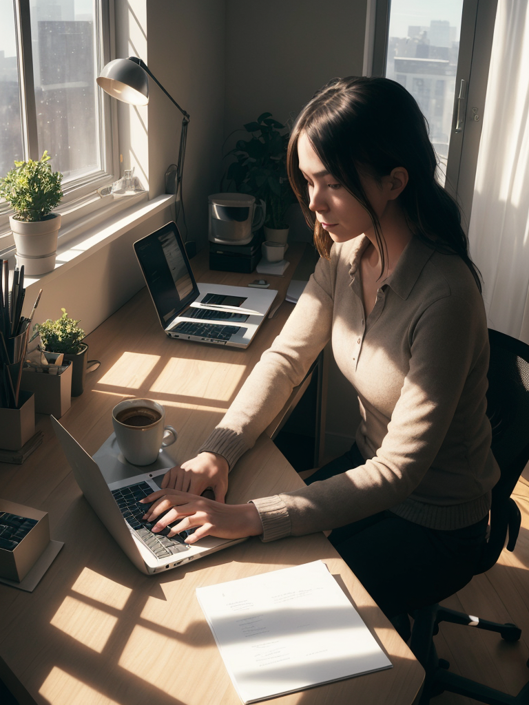 AI 에이전트 대시보드를 확인하며 업무를 시작하는 실무자의 모습