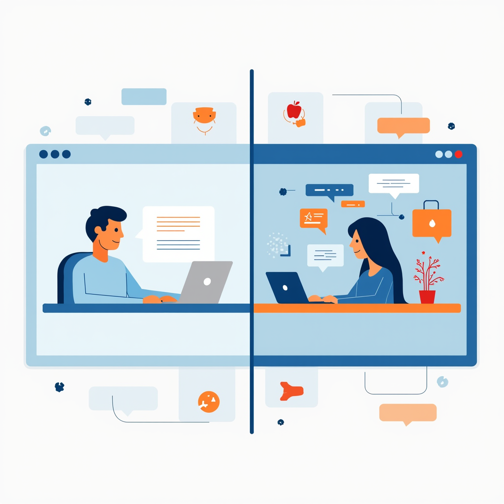 생성형 AI의 단순 대화와 에이전틱 AI의 자율적 도구 사용을 비교하는 다이어그램