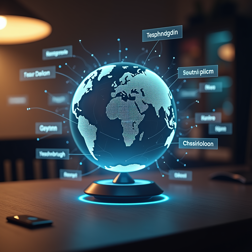 Gemini 3.1 Flash Live가 200개국에서 실시간 다국어 AI 서비스를 제공하는 모습