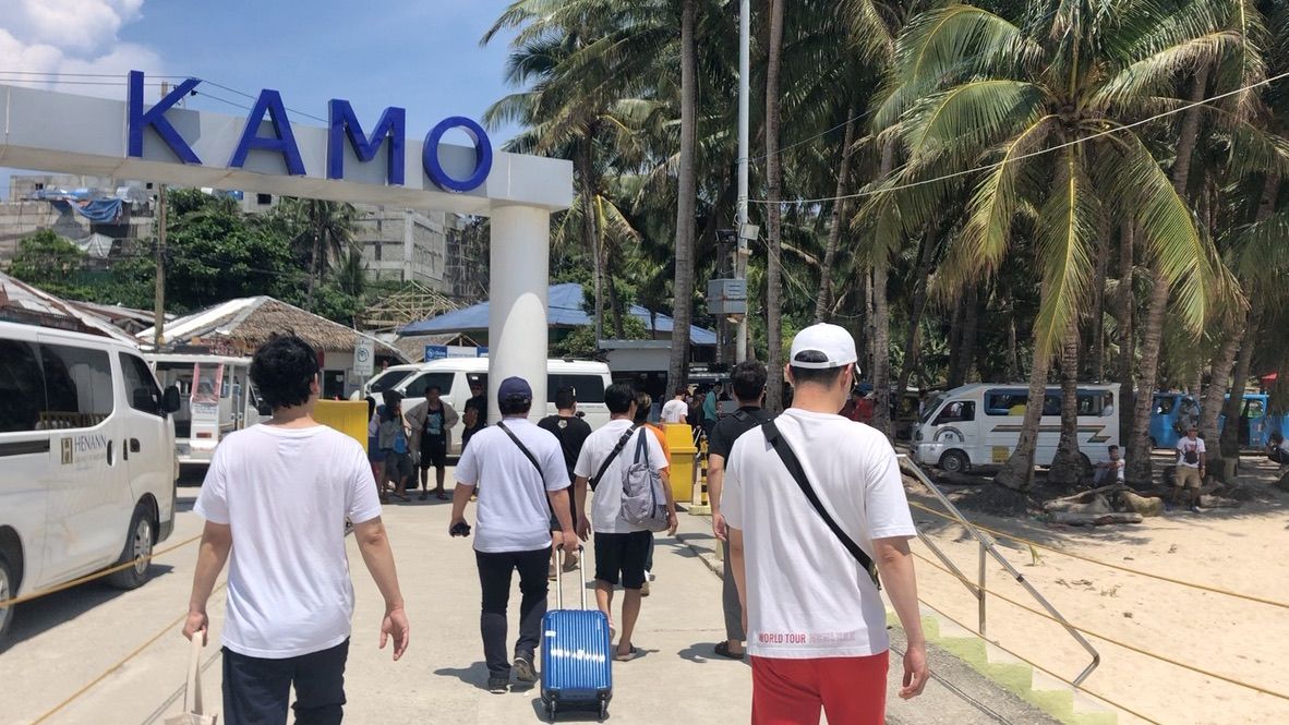 숙소로 이동하는 길