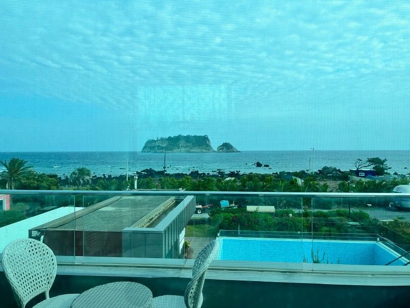 소담펜션 내부에서 밖을 바라본 전경, 오션뷰