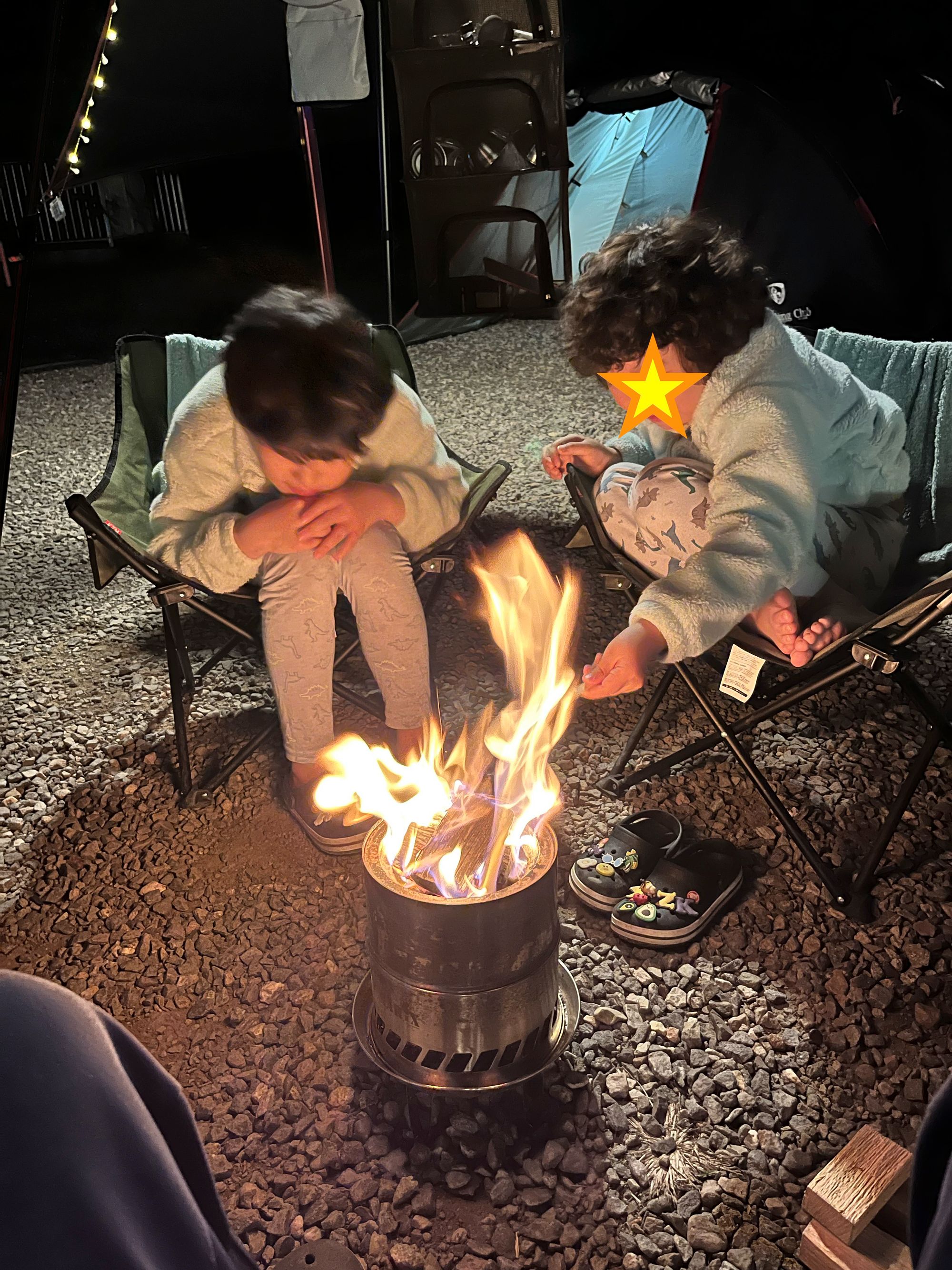 (불멍에 마시멜로구워먹기로 마무리)